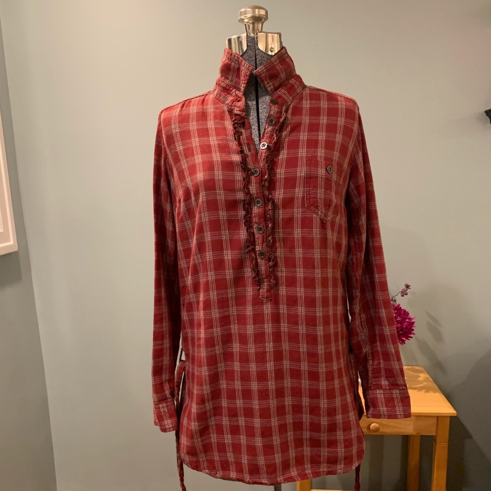 Timeout Plaid Flannel Tunic